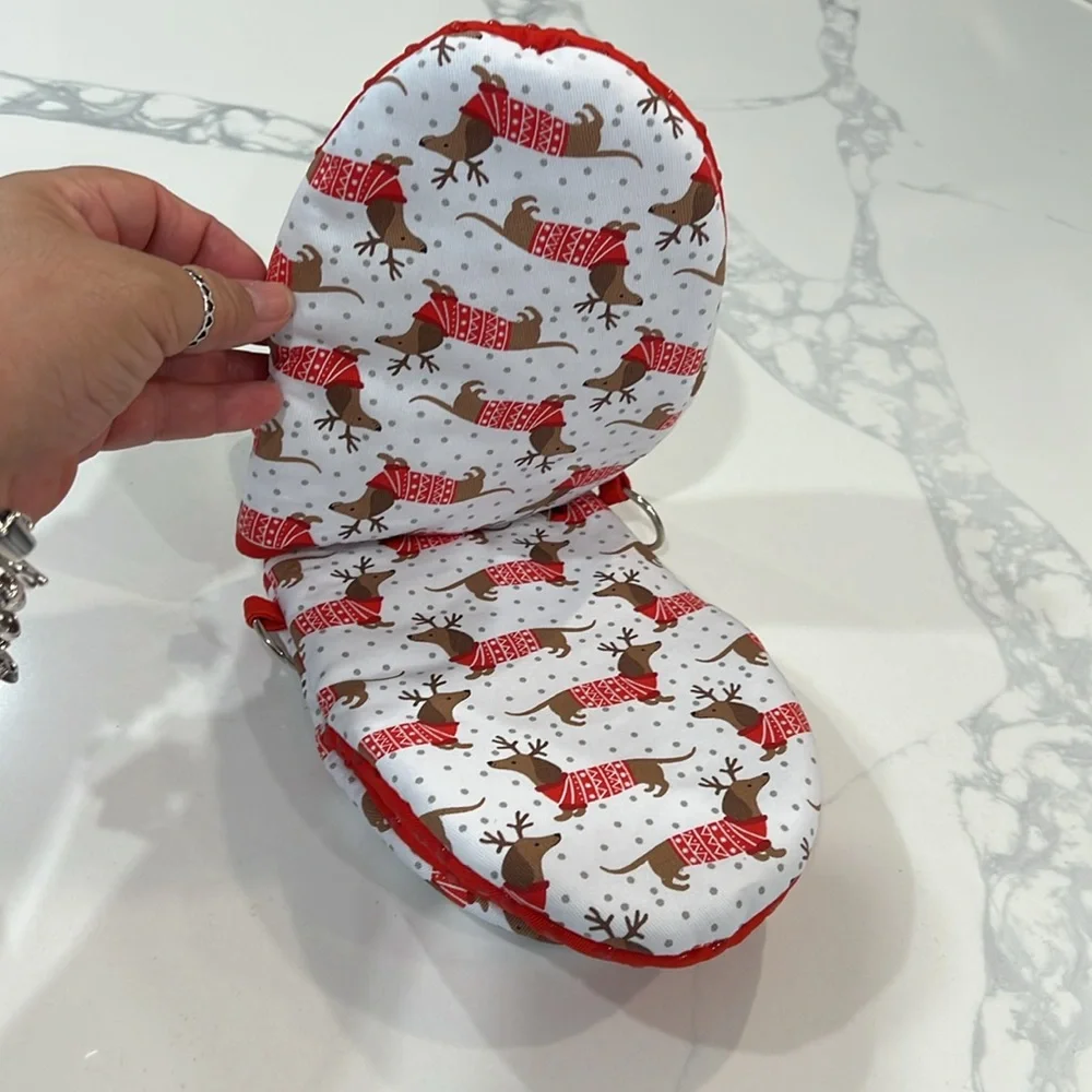 🐾🎅🏻Dachshund Mini OVEN MITTS